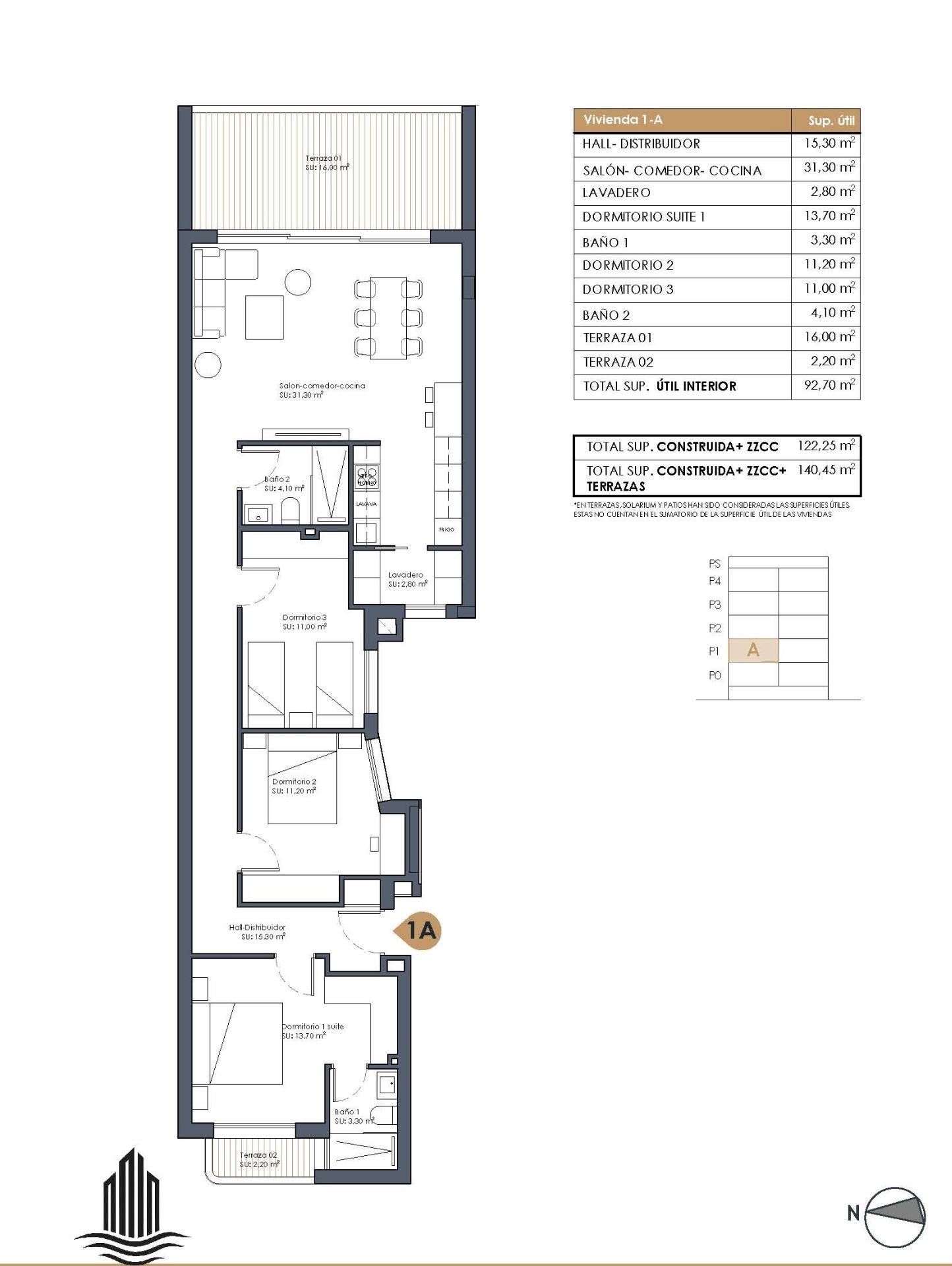 For sale - 3 Bedroom 2 Bathroom Apartment in Guardamar del Segura - Pueblo  - Alicante
