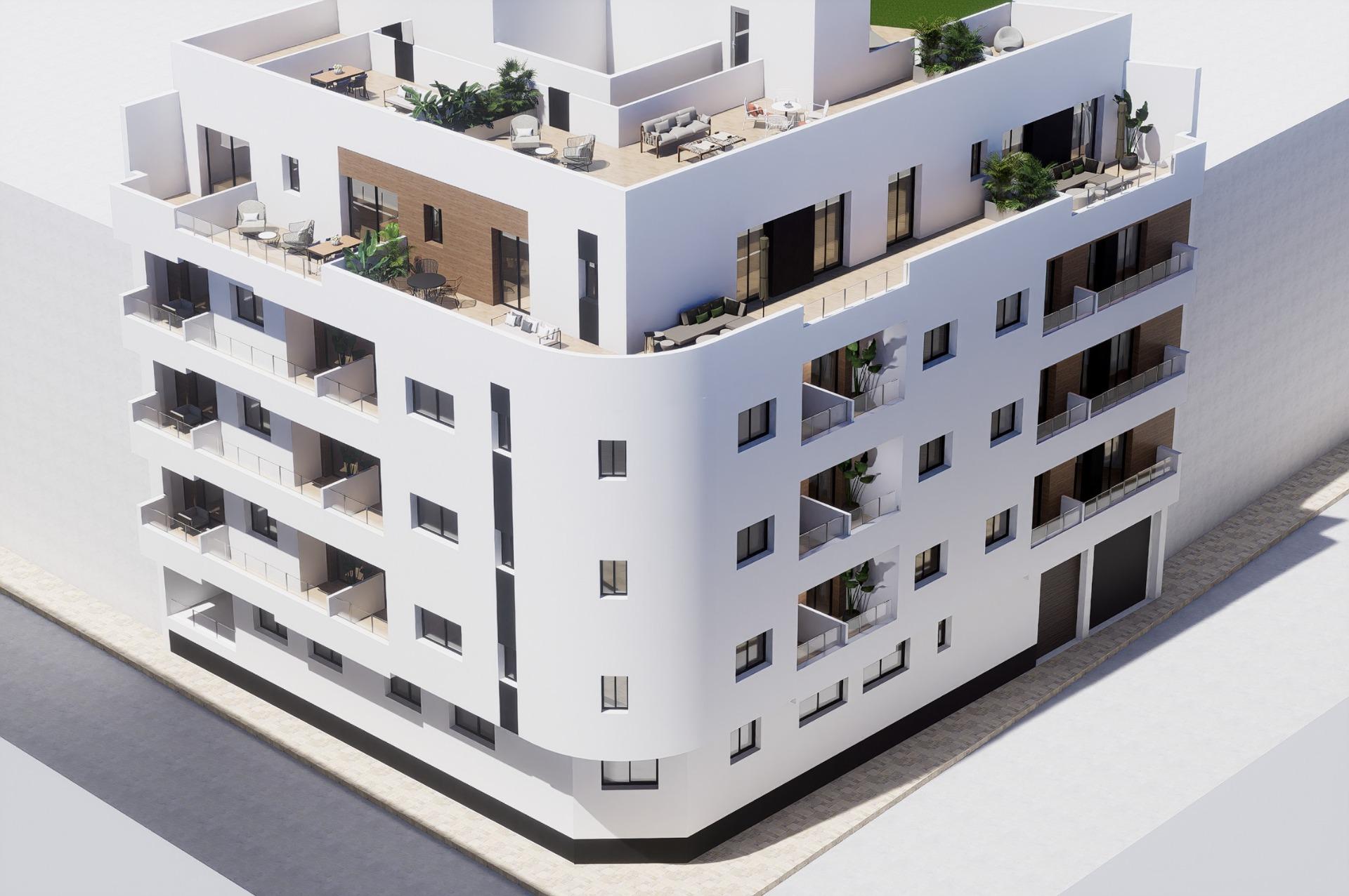 For sale - 2 Bedroom 1 Bathroom Penthouse in Torrevieja - Centro  - Alicante