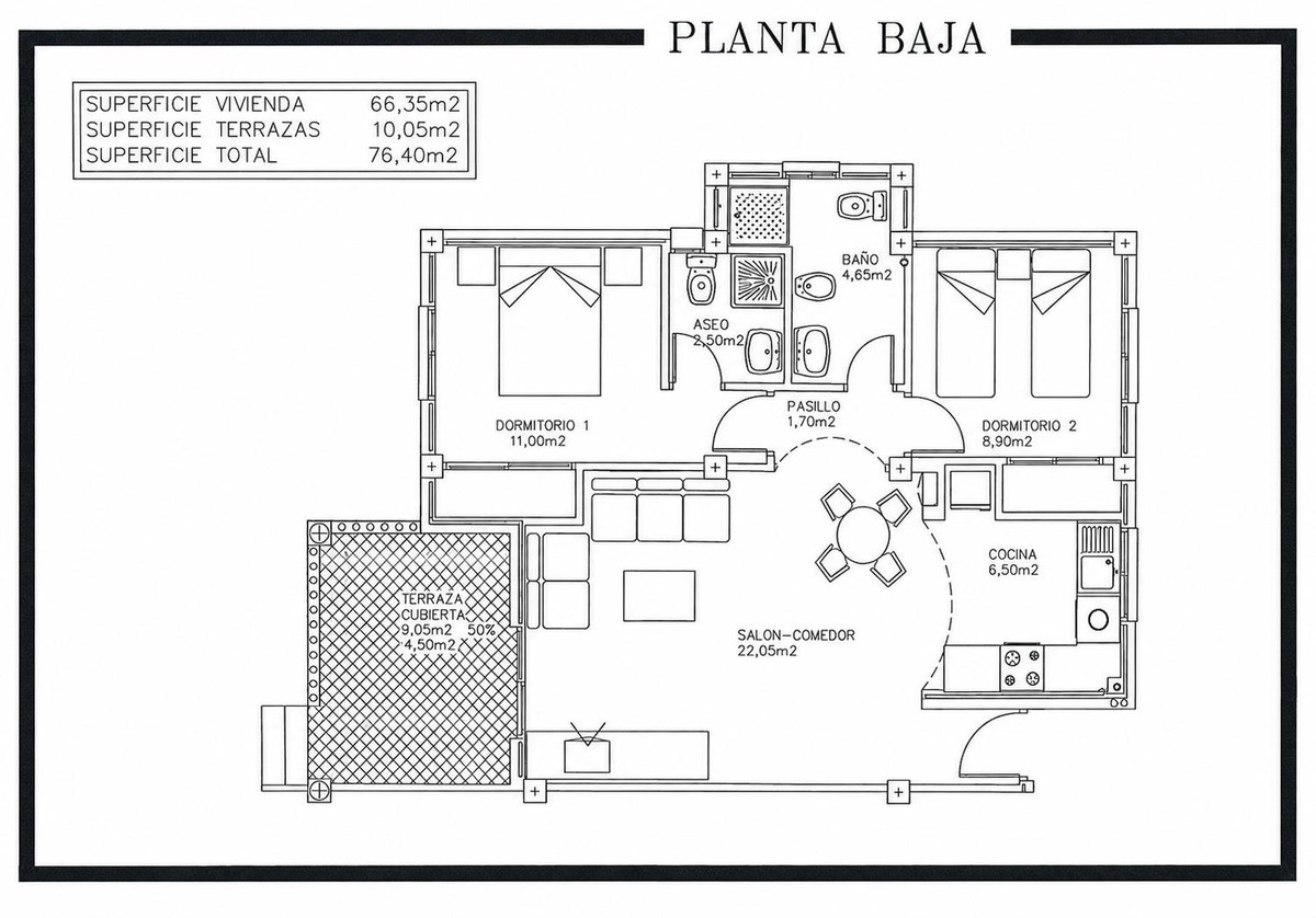 For sale - 2 Bedroom 2 Bathroom Apartment - Ground Floor Apartment in Orihuela - Lomas de Cabo Roig  - Alicante