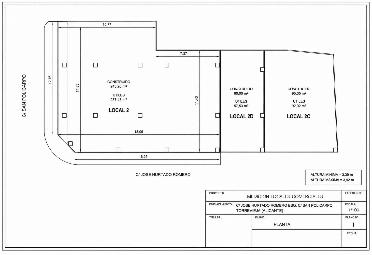 For sale - Commercial property in Torrevieja - El Acequion - Los Náufragos  - Alicante