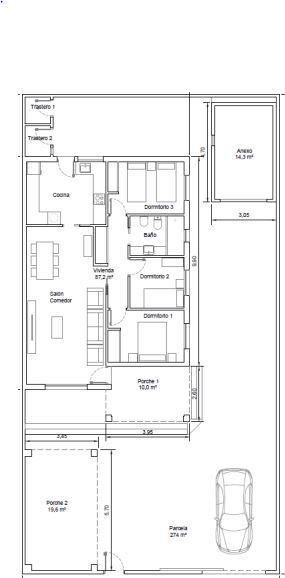 Resale - 3 Bedroom 2 Bathroom Semi Detached in Orihuela Costa - Punta Prima  - Alicante