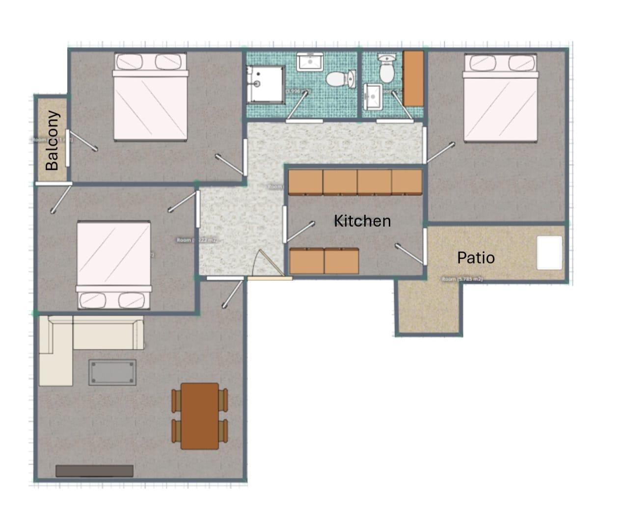 For sale - 3 Bedroom 2 Bathroom Apartment in Torrevieja - Las Piscinas Naturales  - Alicante