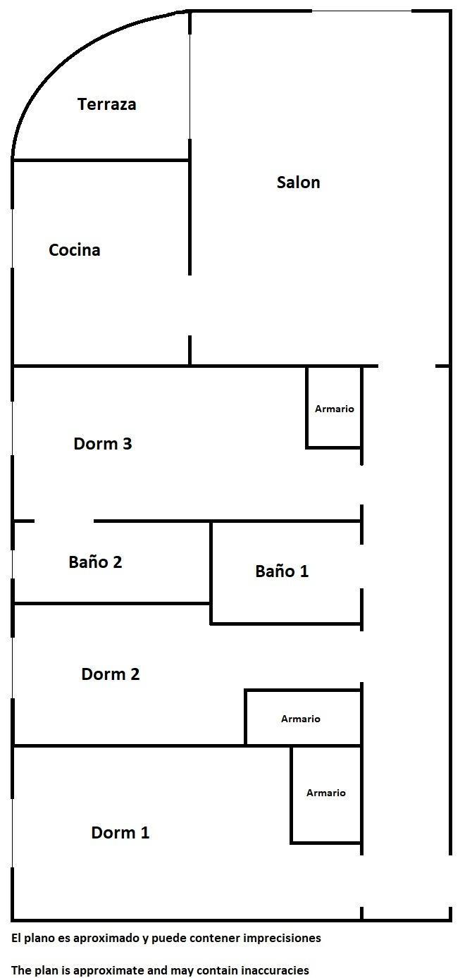 For sale - 3 Bedroom 2 Bathroom Apartment in Torrevieja - PARQUE DE LAS NACIONES  - Alicante