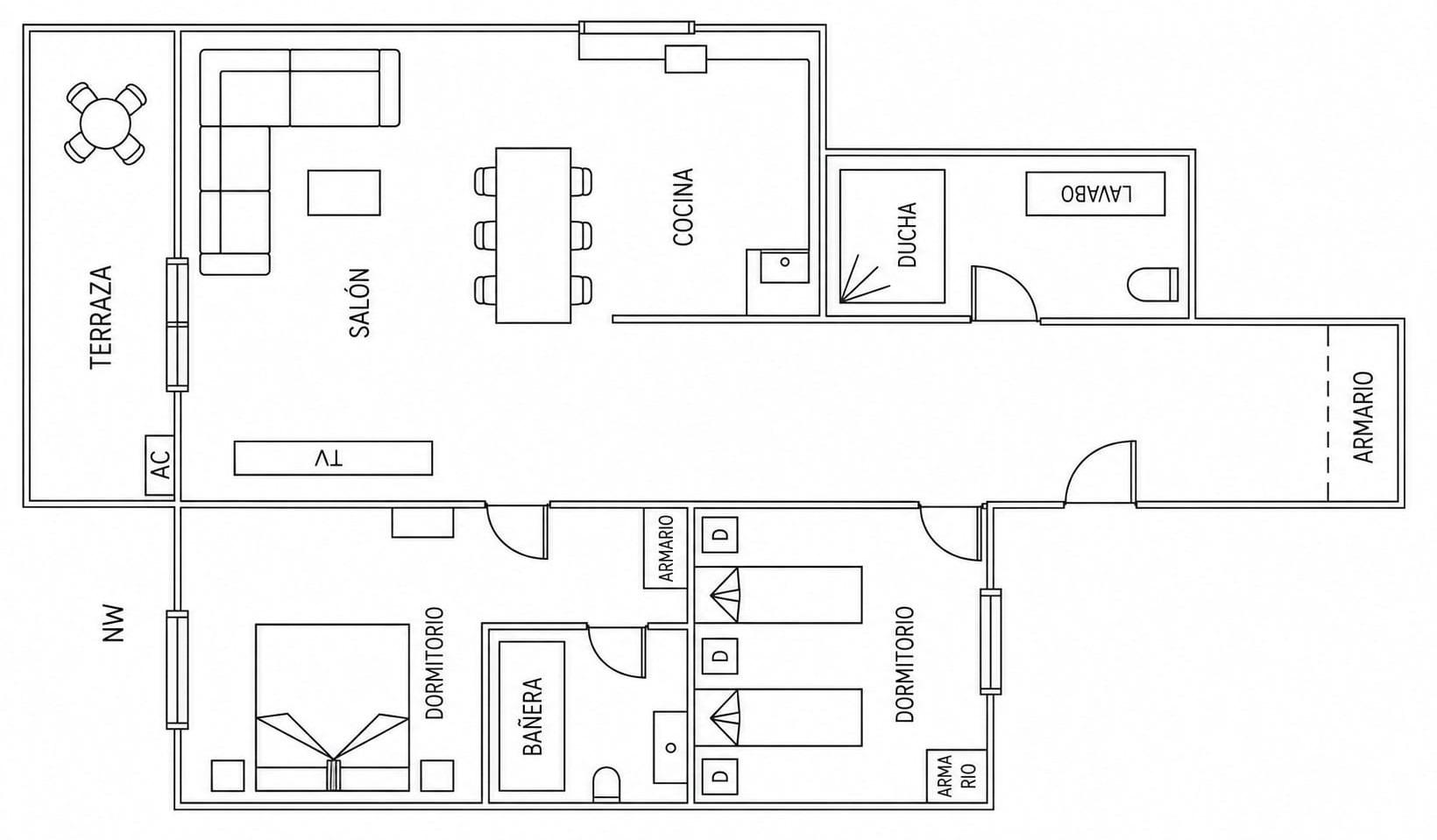 For sale - 2 Bedroom 2 Bathroom Apartment in Torrevieja - Los Frutales  - Alicante