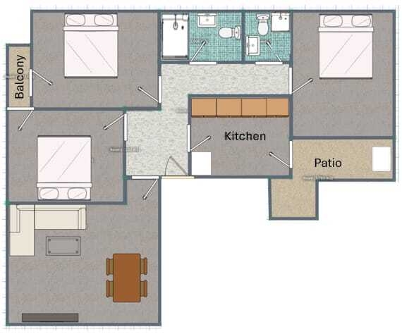 3 Bedroom 2 Bathroom Apartment in Torrevieja
