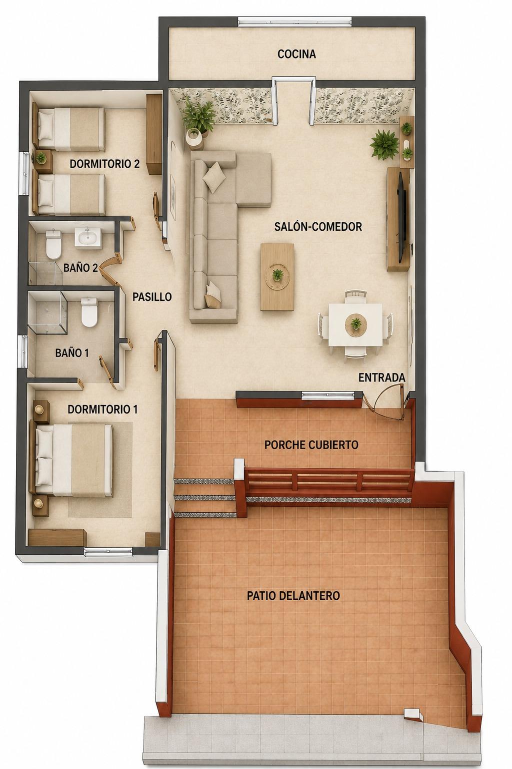 For sale - 2 Bedroom 2 Bathroom Bungalow in Orihuela Costa - Los Altos  - Alicante