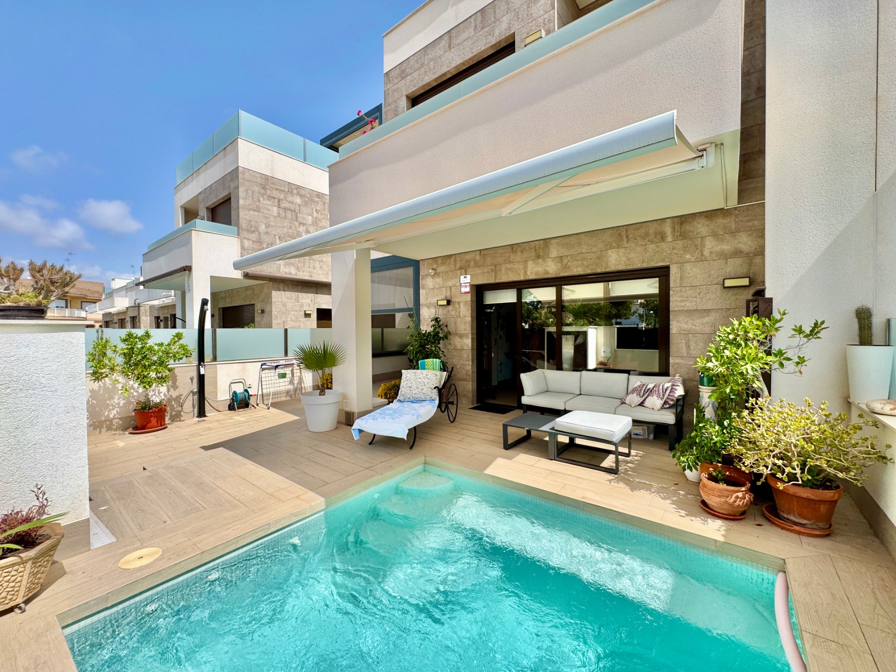 For sale - 3 Bedroom 3 Bathroom Town House in San Pedro del Pinatar - Costa Calida  - Murcia