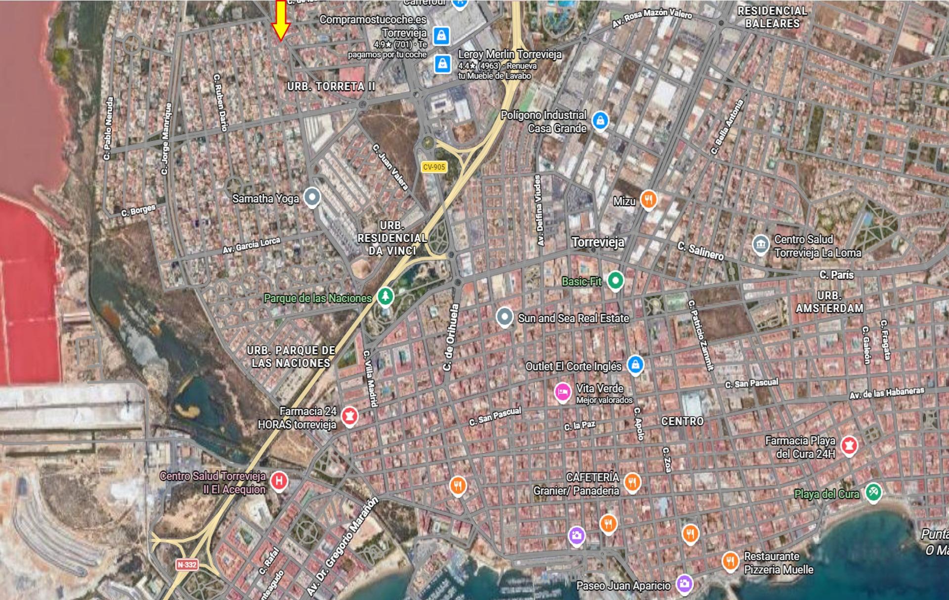 For sale - 2 Bedroom 1 Bathroom Town House in Torrevieja - Torreta Florida  - Alicante
