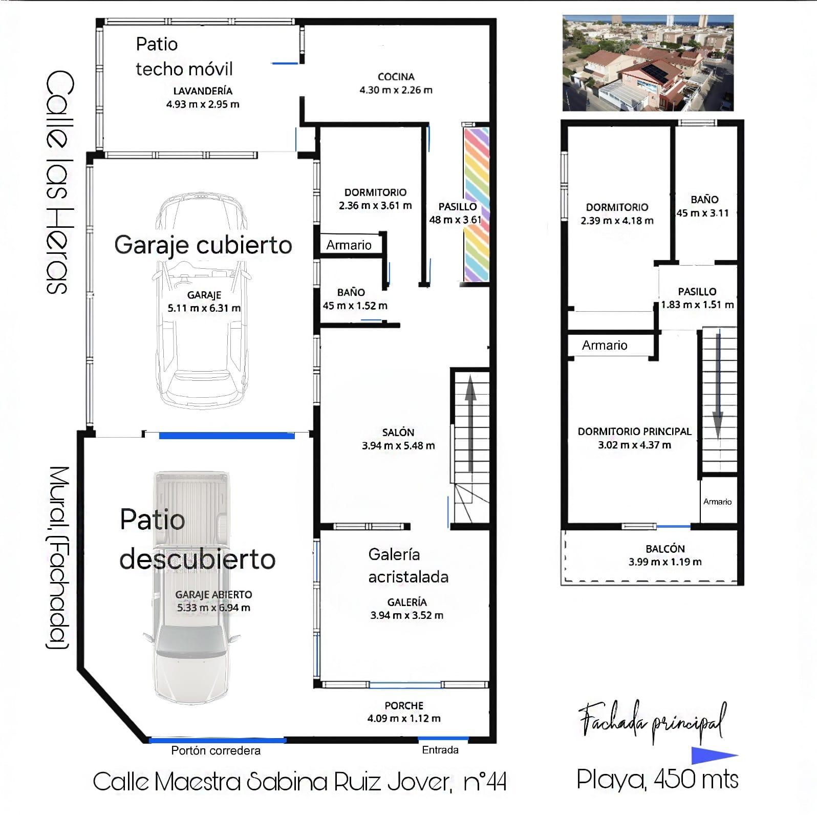 For sale - 3 Bedroom 2 Bathroom Duplex in Santiago de la Ribera - Santiago De La Ribera  - Murcia