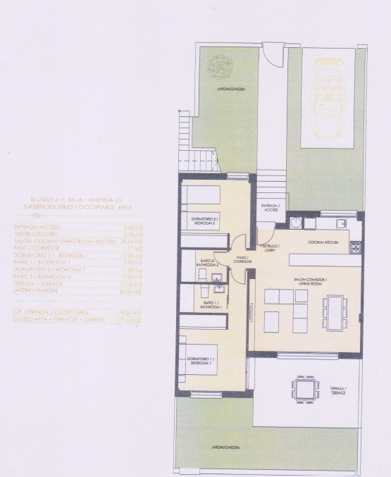 For sale - 2 Bedroom 2 Bathroom Apartment in Vistabella Golf Entre Naranjos -  - Alicante