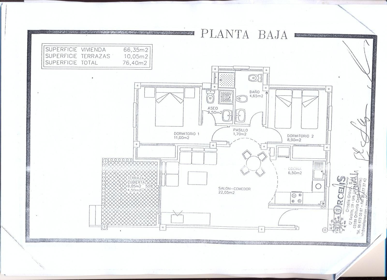 For sale - 2 Bedroom 2 Bathroom Villa in Orihuela Costa - Lomas De Cabo Roig  - Alicante