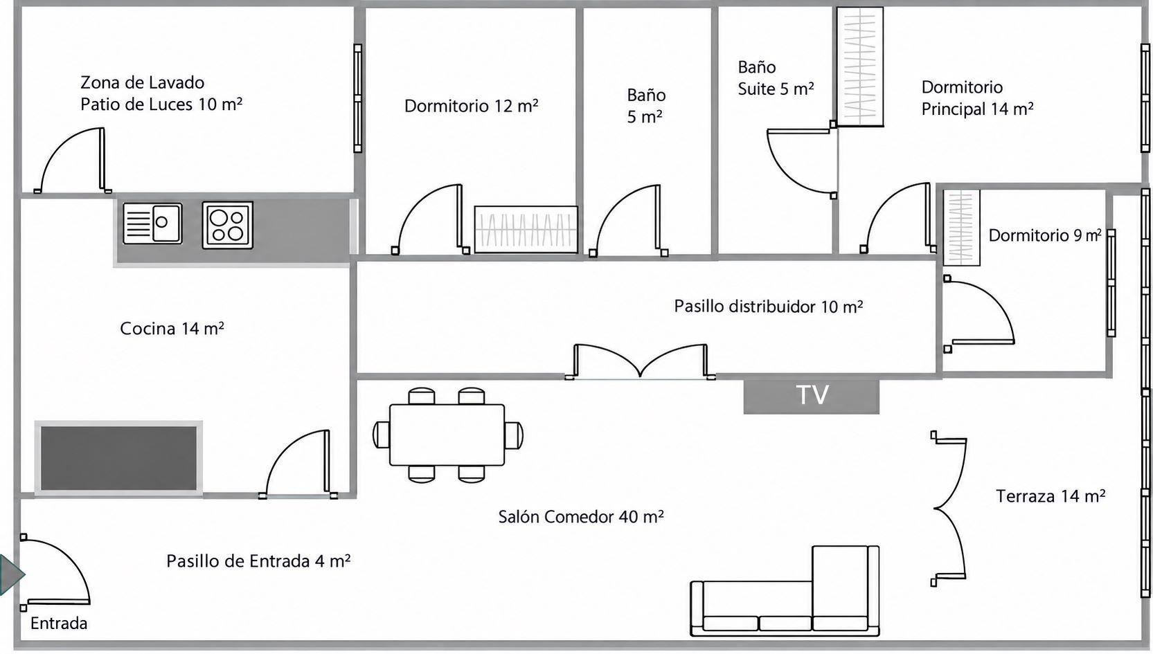 For sale - 3 Bedroom 2 Bathroom Apartment in Torrevieja - Acequion  - Alicante