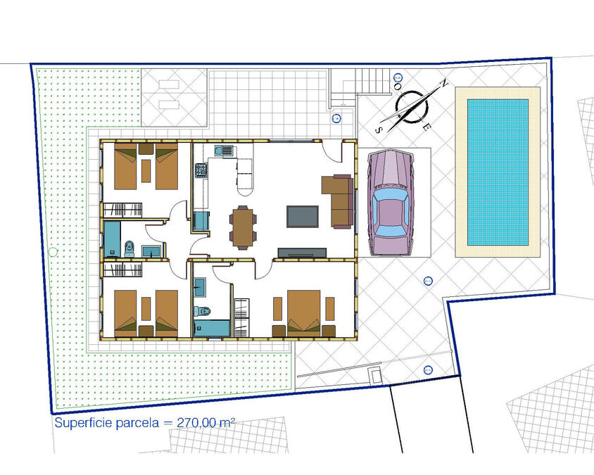 For sale - 3 Bedroom 2 Bathroom Villa in Ciudad Quesada - Costa Blanca  - Alicante
