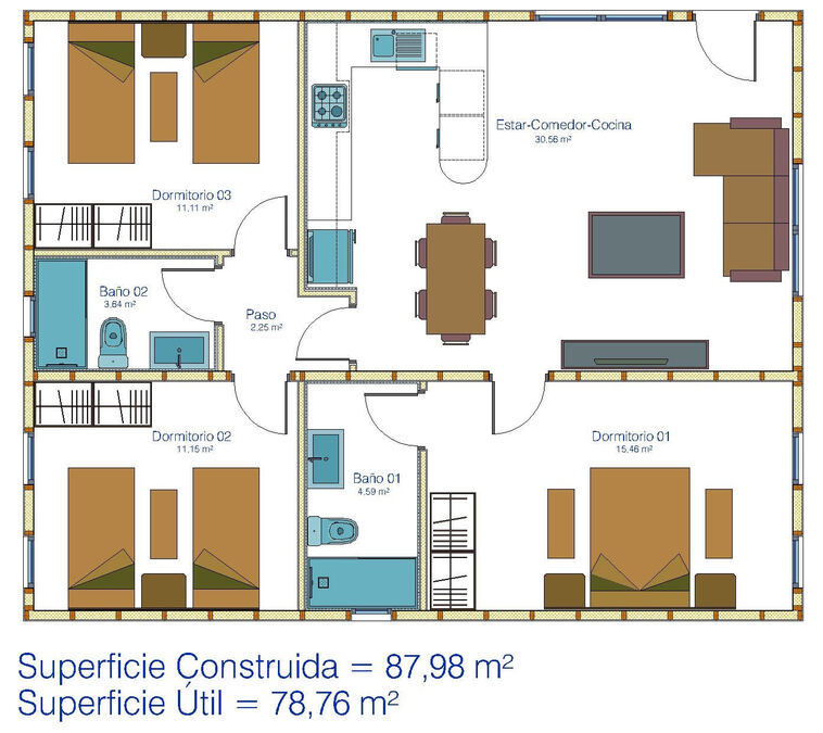 For sale - 3 Bedroom 2 Bathroom Villa in Ciudad Quesada - Costa Blanca  - Alicante